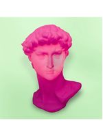 Luminária De Mesa 3d Grega Davi Rosa