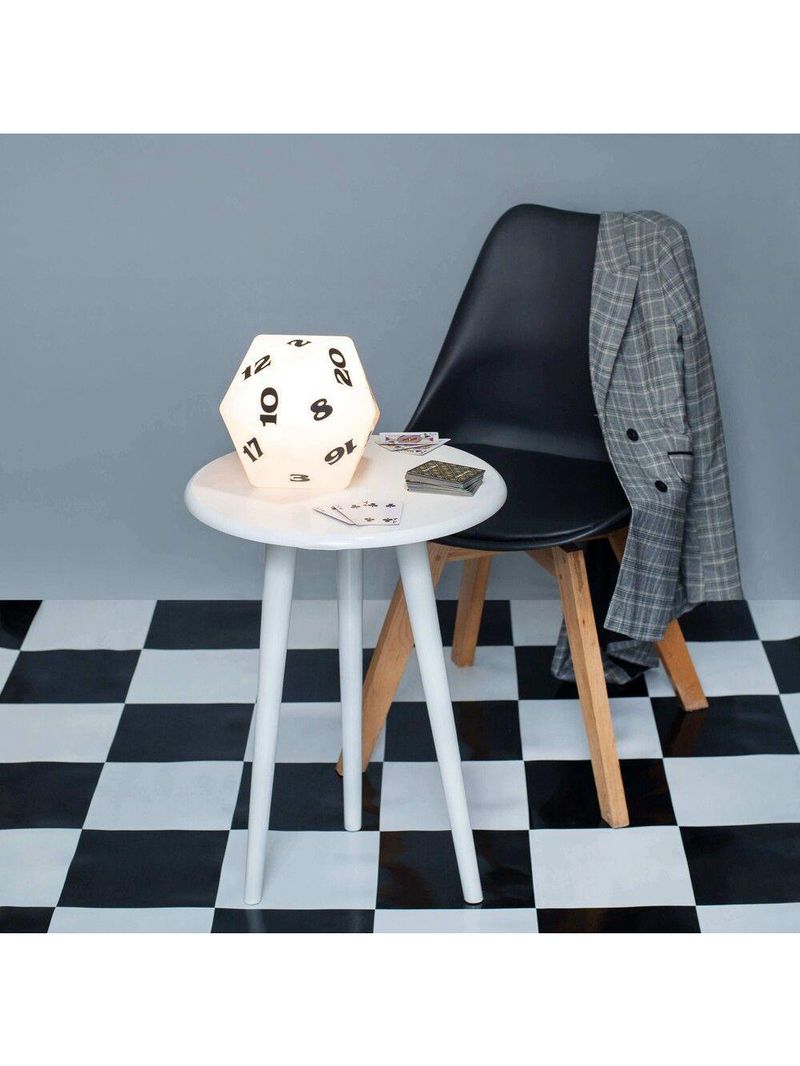 Luminária 3d Dado Icosaedro Rpg