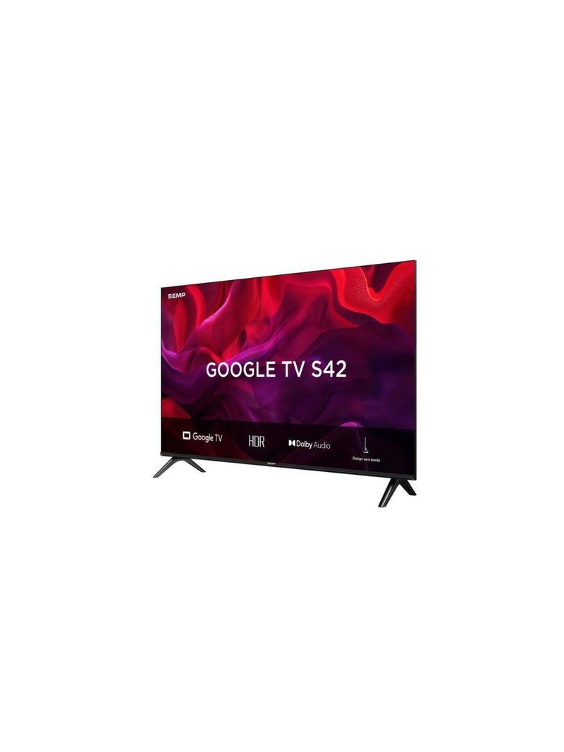 Smart tv 43” fhd semp s42 led dolby audio google tv