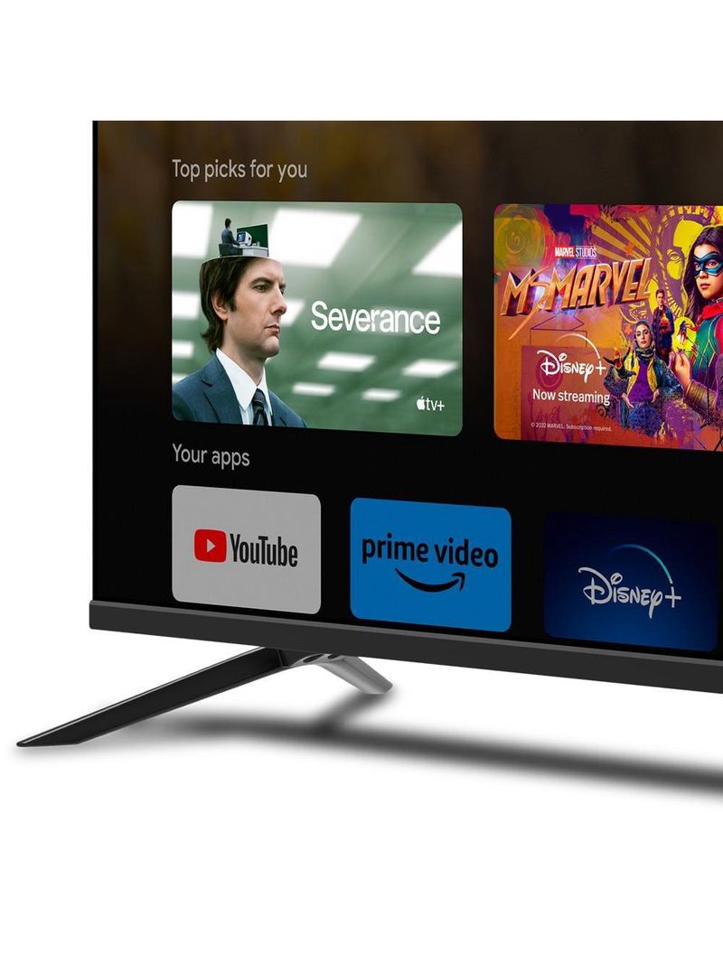 Smart tv 75" 4k philips 75pug7019/78 google tv dolby audio pixel precise preta