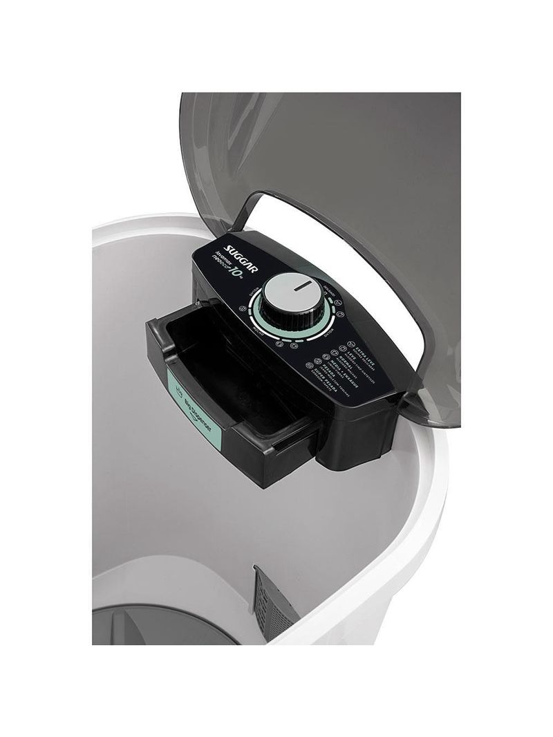 Tanquinho de roupas 10kg suggar neo eco le1011/1012br com 6 programas de lavagem – branca