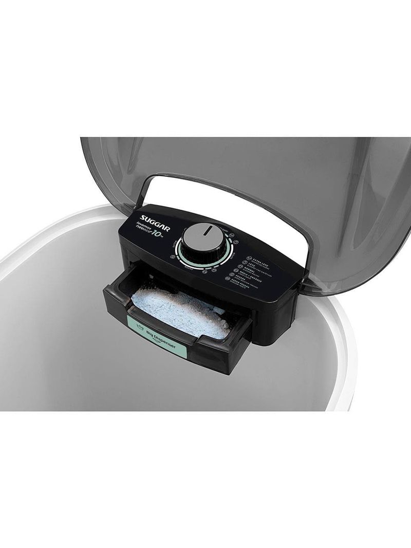 Tanquinho de roupas 10kg suggar neo eco le1011/1012br com 6 programas de lavagem – branca