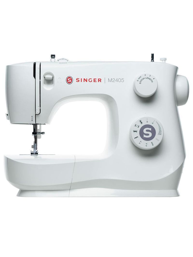 Máquina de costura mecânica singer m2405 - branca