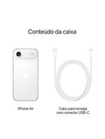 Apple iphone air 256gb 6,5" 48mp branco