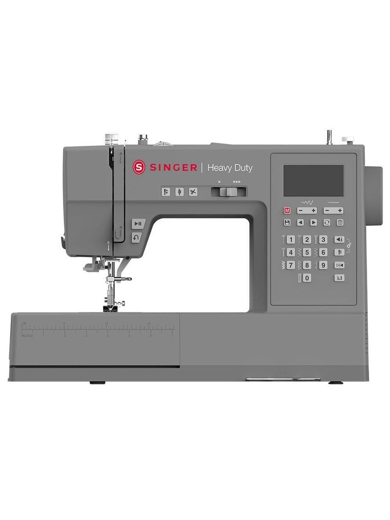 Máquina de costura singer heavy duty hd6805 – cinza