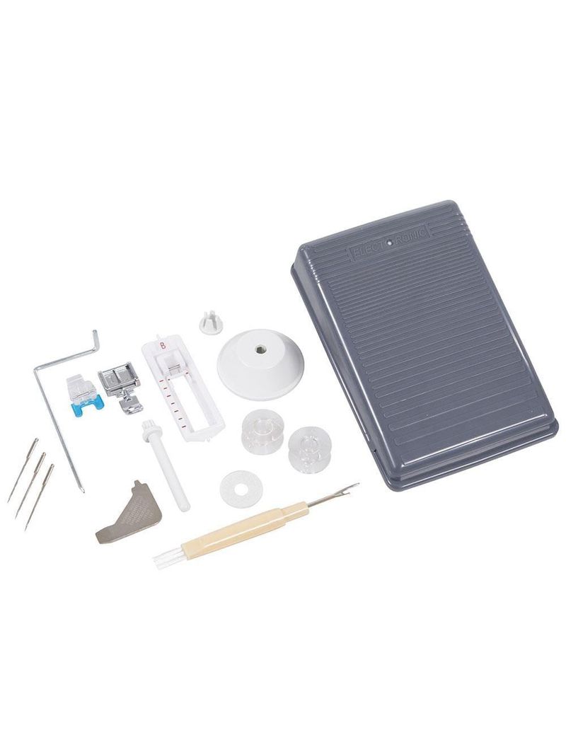 Máquina de costura doméstica singer facilita pro 4411 - cinza