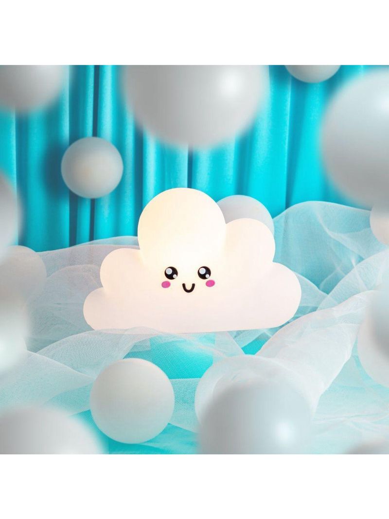 Luminária De Mesa 3d Nuvem Cute Cloud