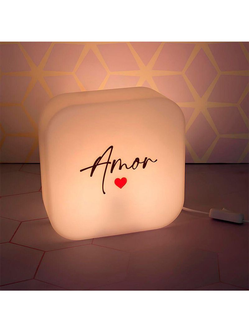 Luminária Box Muito Amor