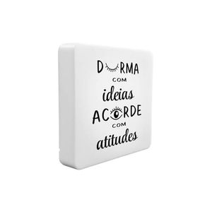 Luminária Box Slim Durma Acorde Usb