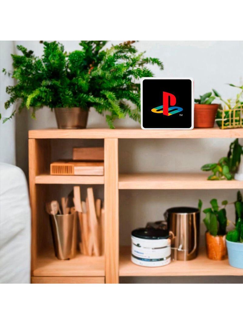 Luminária Box Slim Playstation Icon Usb