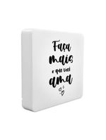 Luminária Box Slim Faça Mais Usb