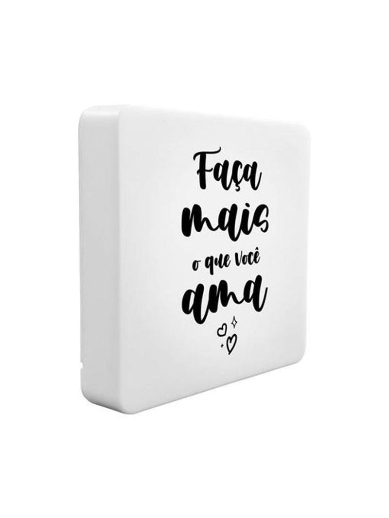 Luminária Box Slim Faça Mais Usb