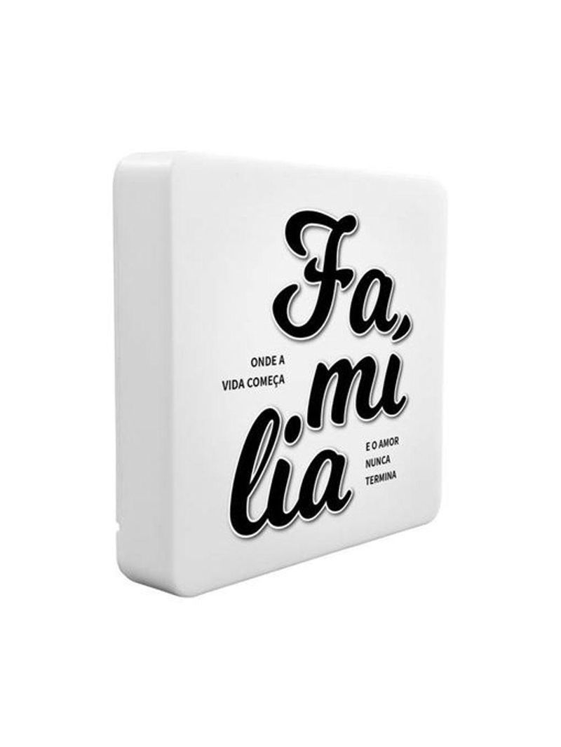 Luminária Box Slim Família Usb