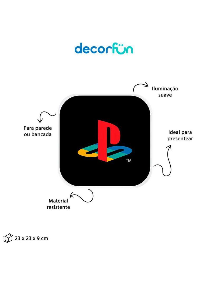 Luminária Playstation Fun