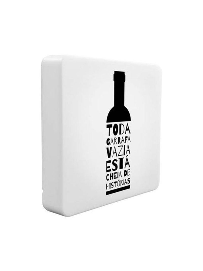 Luminária Box Slim Garrafa Vazia Usb