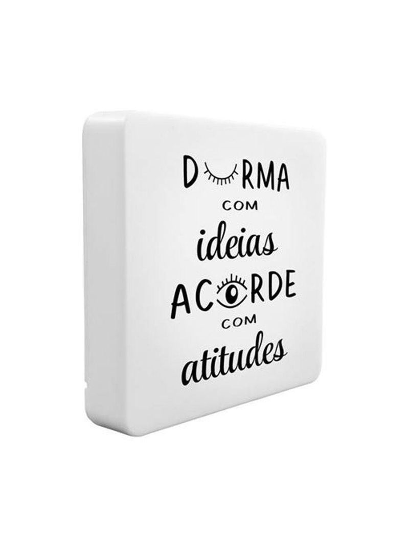 Luminária Box Slim Durma Acorde Usb