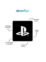 Luminária Slim Box Decoração Setup Playstation Led