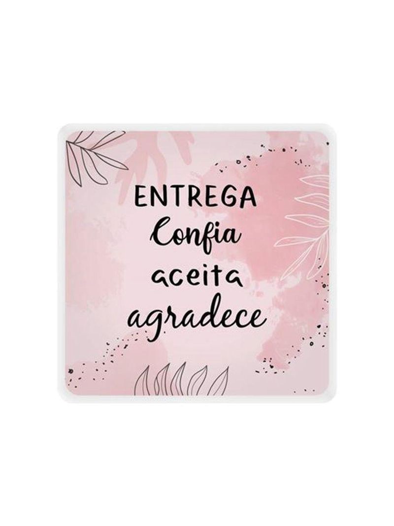 Luminária Box Slim Entrega Confia Aceita E Agradece Usb