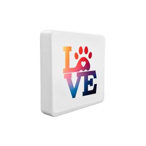 Luminária Box Slim Love Pet Usb