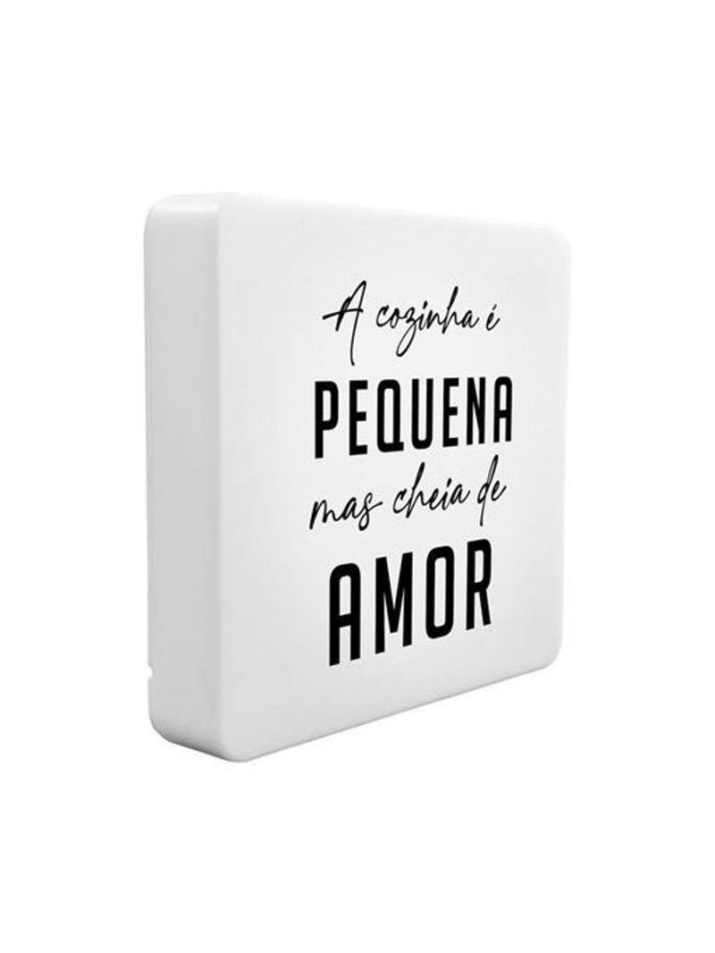 Luminária Box Slim Pequena Mas Cheia De Amor Usb