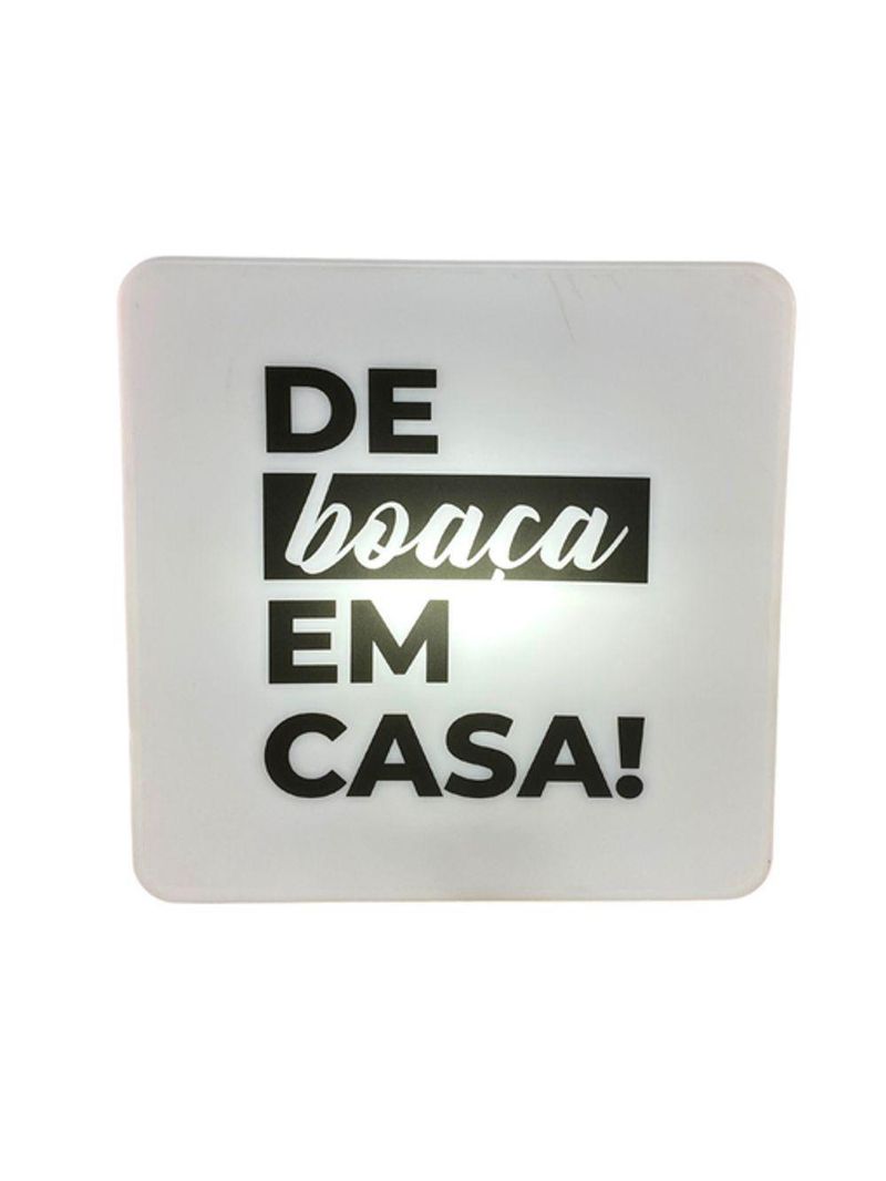 Luminária Box Slim De Boaça Usb