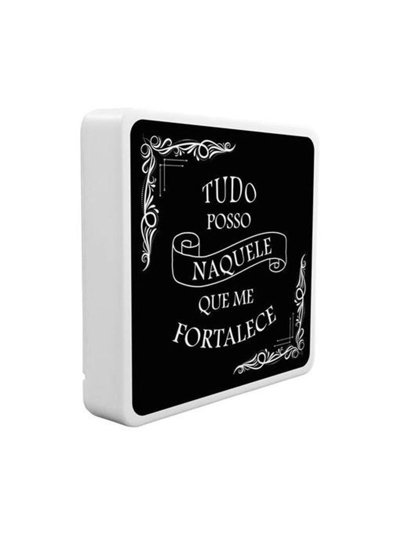 Luminária Box Slim Tudo Posso Usb