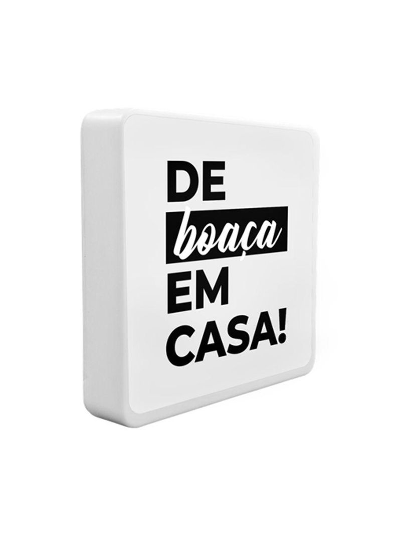 Luminária Box Slim De Boaça Usb