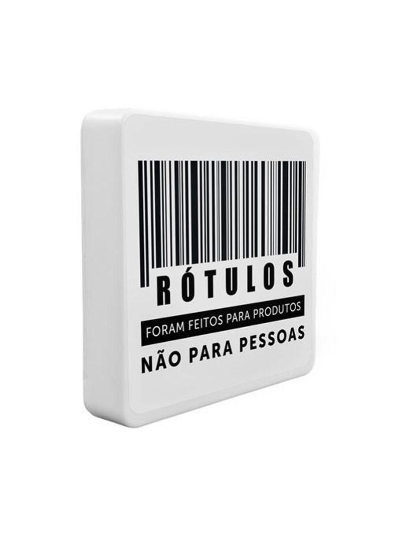 Luminária Box Slim Rotulos Usb