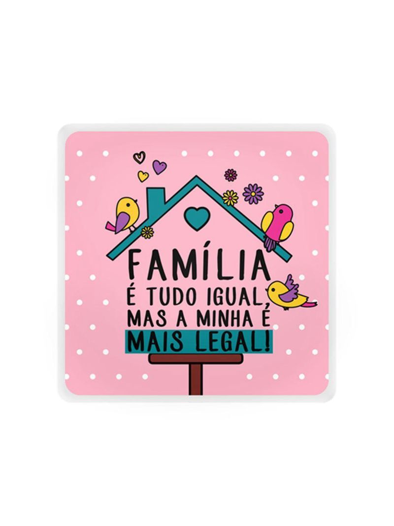 Luminária Box Slim Família Legal Usb