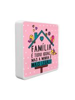 Luminária Box Slim Família Legal Usb