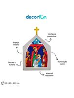 Luminária Vitral Capela De Natal