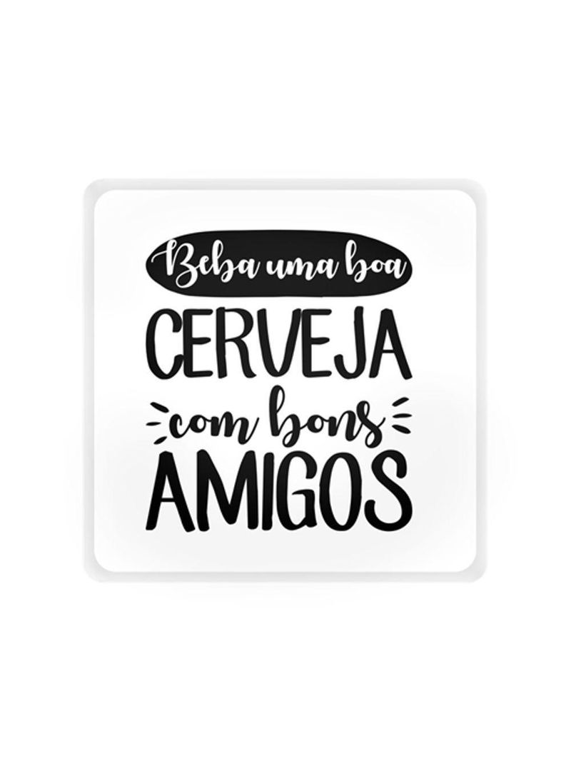 Luminária Box Slim Bons Amigos Boas Cervejas Usb