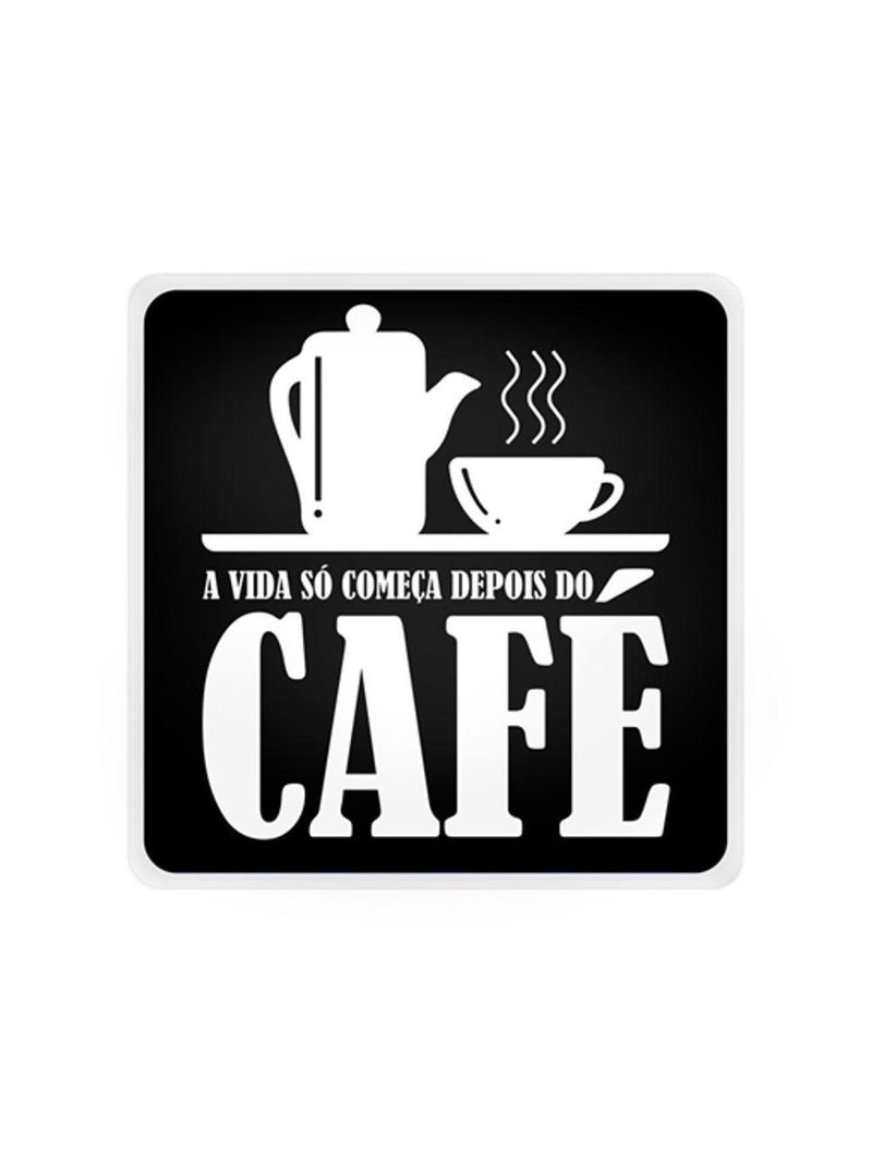 Luminária Box Slim Depois Do Café Usb