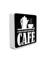 Luminária Box Slim Depois Do Café Usb