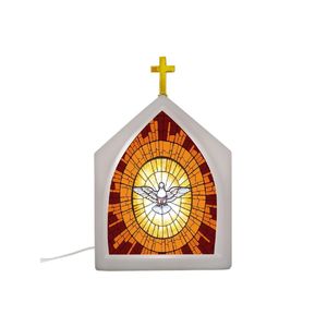 Luminária Vitral Espírito Santo