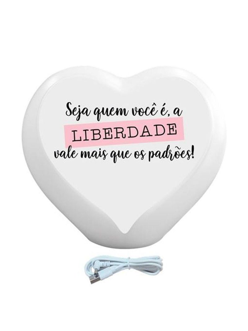 Luminária Coração Liberdade Usb