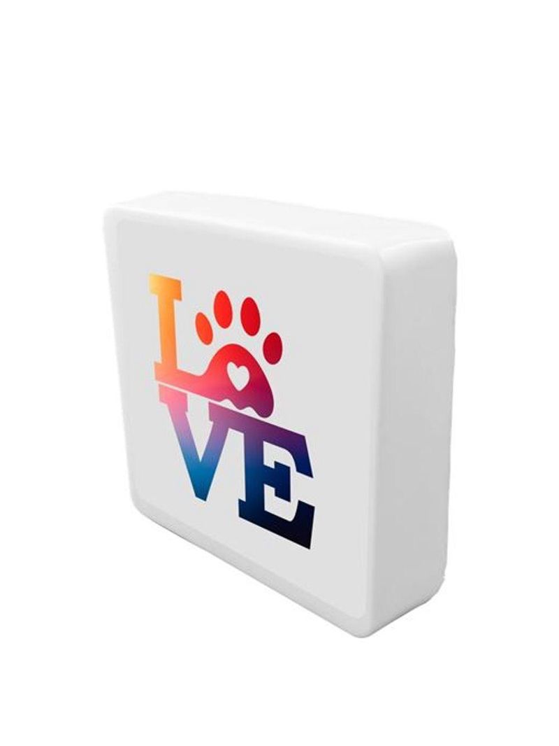 Mini Luminária Box Love Pet Usb