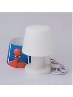 Luminária Abajur De Mesa Homem Aranha Marvel