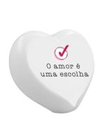 Luminária Coração O Amor é Uma Escolha Led Usb