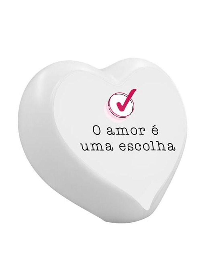 Luminária Coração O Amor é Uma Escolha Led Usb
