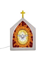 Luminária Vitral Espírito Santo