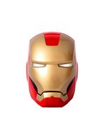 Luminária De Mesa Capacete Homem De Ferro Colorida Marvel Iron Man