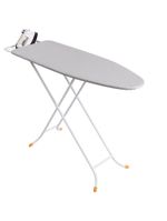 Tábua de passar roupa regulável utimil ep 212 - cinza/branco