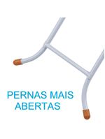 Tábua de passar roupa regulável utimil ep 212 - cinza/branco