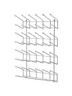 Suporte de parede para 48 copos utimil em aço cromado