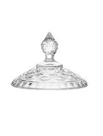 Potiche de cristal lyor diamond com pé - 28x15x15 cm (axlxp)