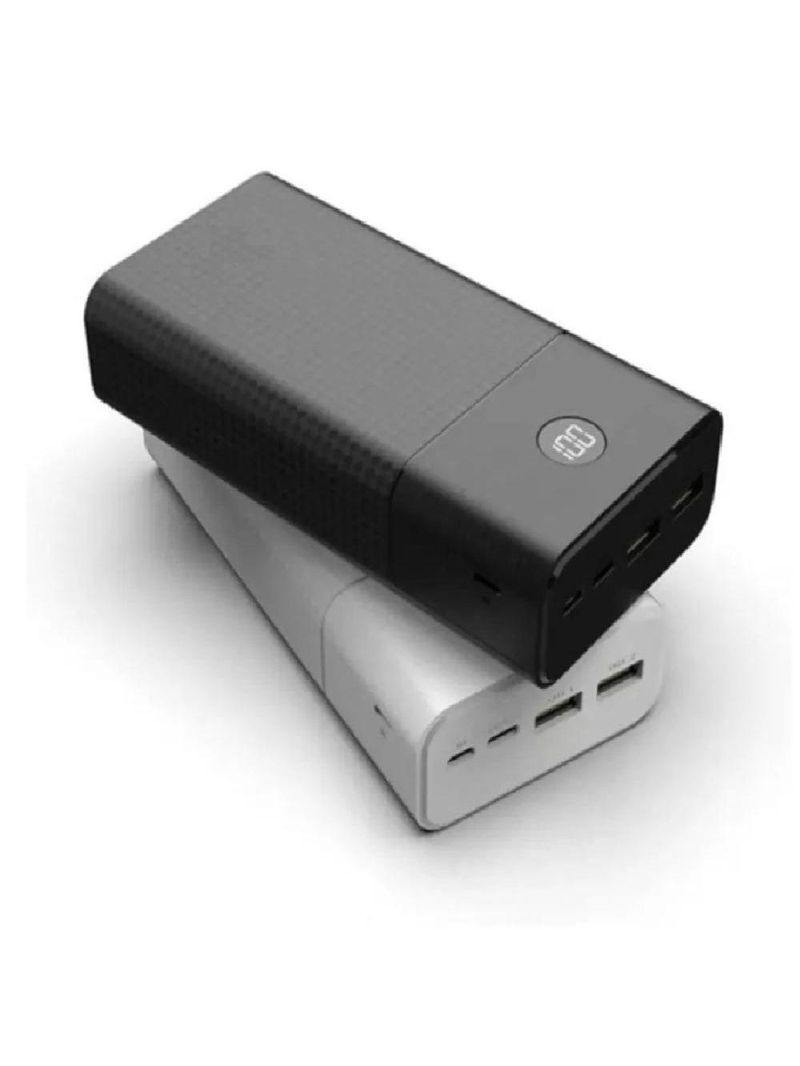 Carregador Portátil Power Bank 30000mah Super Carga Rápida Preto