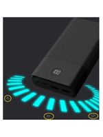 Carregador Portátil Power Bank 30000mah Super Carga Rápida Preto