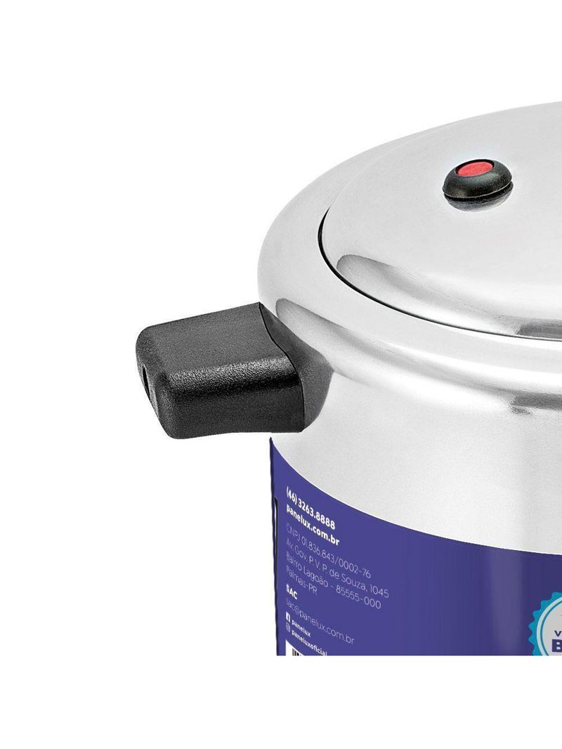 Panela De Pressão Panelux Classic Alumínio Polido 7L