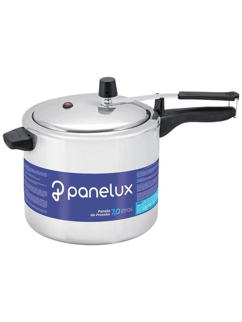 Panela De Pressão Panelux Classic Alumínio Polido 7L